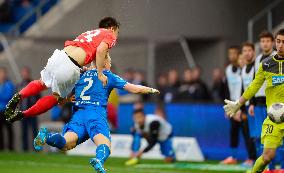 Okazaki of Mainz sores on header against Hoffenheim