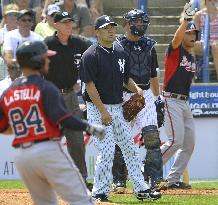 Yankees' Tanaka in preseason game