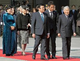 Vietnamese president in Japan