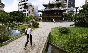 Japanese garden in Curitiba, Brazil
