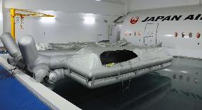 JAL's emergency training facility completed