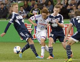 Marinos' Saito in ACL match against Melbourne