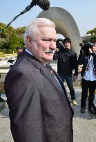 Walesa in Hiroshima