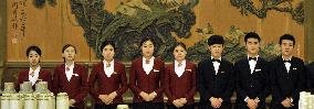 Waiters at China's parliament session