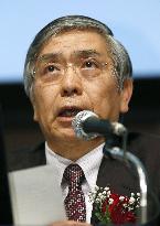 Japan's economy on track to achieve 2% inflation: Kuroda
