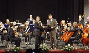 Japan donates musical instruments to Kosovo orchestra