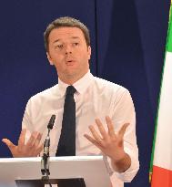 Italy Prime Minister Renzi