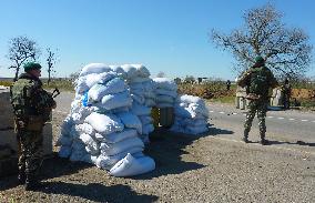 Crimea border with Ukraine