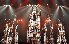 Japan's No. 1 cheerleading team performs in Oita