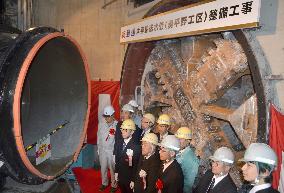 Underground tunnel for water storage in Kobe