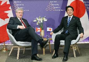 Japan, Canada leaders meet