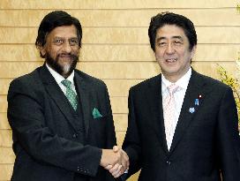 Abe, IPCC chief