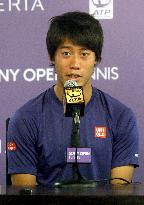 Nishikori withdraws from Sony Open semis with groin injury