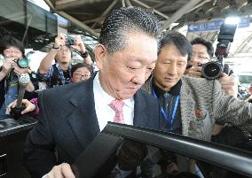 N. Korea envoy arrives in Beijing for talks with Japan