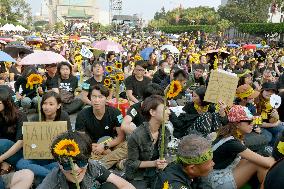 Protests in Taiwan