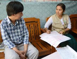 Myanmar begins 1st census taking in 30 years