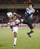 Kawasaki's Nakamura in action against Western Sydney