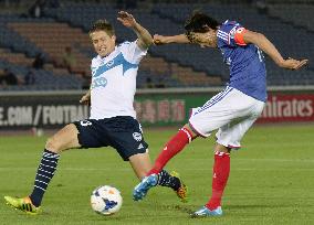 Yokohama's Nakamura in action against Melbourne Victory