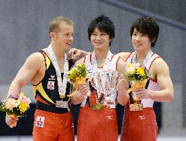 Medal winners at Tokyo World Cup gymnastics