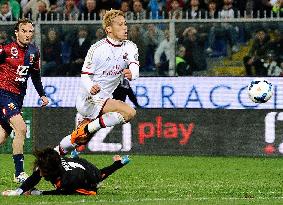 Honda scores in Milan victory vs Genoa