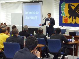 JFA official speaks at Asian soccer groups' meeting
