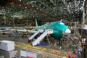 Boeing's newest jumbo model being built near Seattle