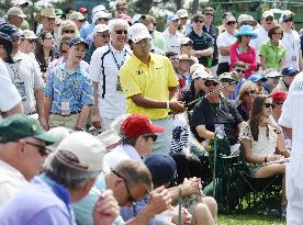 Japan's Matsuyama not pleased with shot at Masters golf