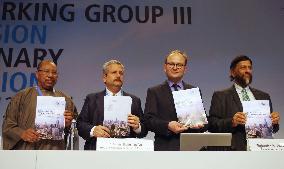 IPCC Working Group III presents report