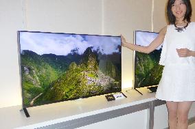 Sony displays new Bravia TV models with 4K technology