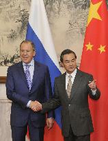 Russian, Chinese foreign ministers meet in Beijing