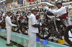 Honda motorbike plant in India