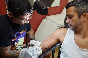 Getting tattoos is part of life in Brazil