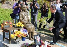 Statue symbolizing "comfort women" in California