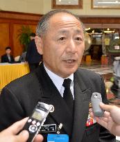 Japan's navy chief of staff attends symposium in China