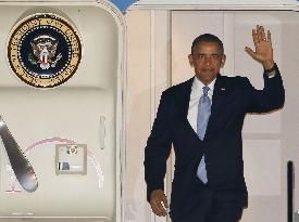 Obama arrives in Tokyo for 3-day state visit to Japan