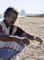Indian fisherman worried by nuclear power plant