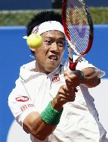 Nishikori defeats Golubev in Barcelona Open