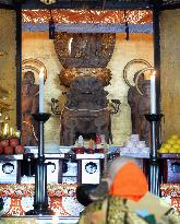 Manjusri image at Chikurin-ji temple unveiled for 1st time in 50 years
