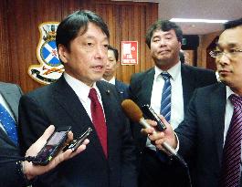Japanese defense minister in Australia