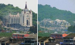 Church in Wenzhou, China, demolished without consent