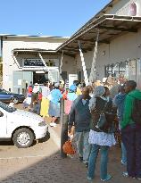 Unemployment severely felt in Soweto outside Johannesburg