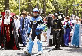 'Cosplayers' in Yokohama parade