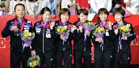 Japan's women win world team silver