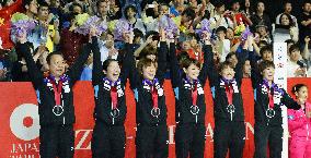 Japan's women win world team silver