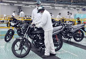 Honda motorcycle plant in India