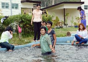 Hot spring resort in Naypyidaw suburb