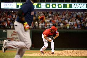 Ranges pitcher Darvish nearly perfect