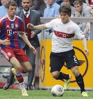Stuttgart's Sakai plays in 1-0 loss to Munich