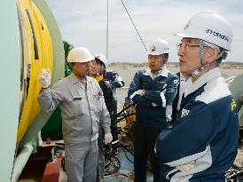 NRA's Shimazaki inspects Shimokita Peninsula