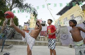 Children in Rocinha, Rio de Janeiro